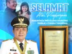 Piagam penghargaan sumsel