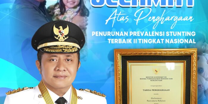Piagam penghargaan sumsel